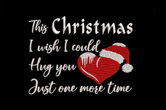 A Christmas Embroidery for Remembering Loved Ones
