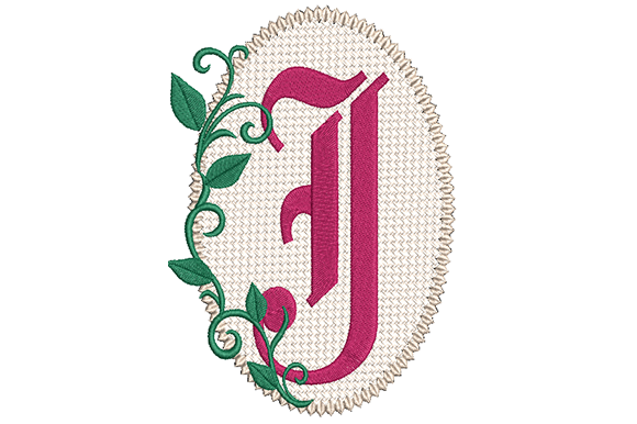 A Classic Monogram J for Seasonal & Holiday Designs
