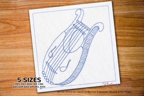 A Classic Redwork Embroidery Design for Boutique Apparel