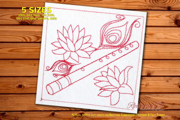 A Flute Embroidery Design Review for Personalized Gifts