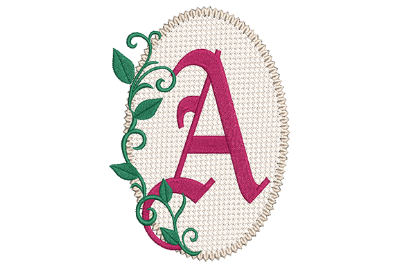 A Review of the Elegant Olde English Leaf Monogram Letter A