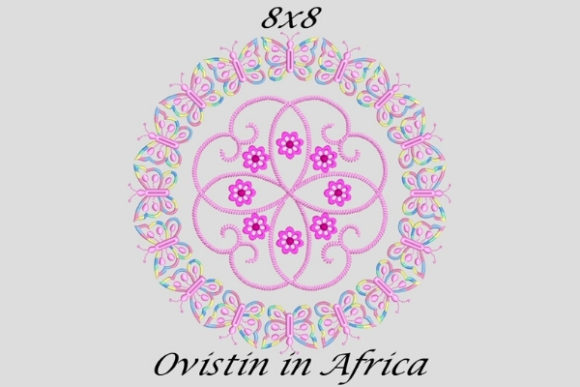 A Soft and Twirling Embroidery Design for Beautiful Gifts