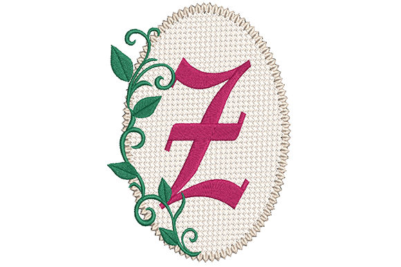An Embroidery Designer Reviews the Olde English Monogram Letter Z