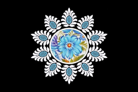 Blue Satin Applique Quilt Block Embroidery Review