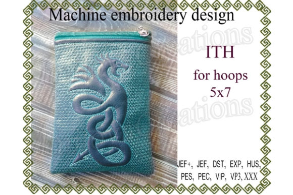 Great Dragon Zippered Bag Embroidery Design Review