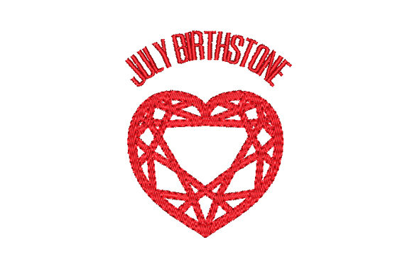 Ruby Birthstone Faceted Heart: A Designer's Review for Business Use