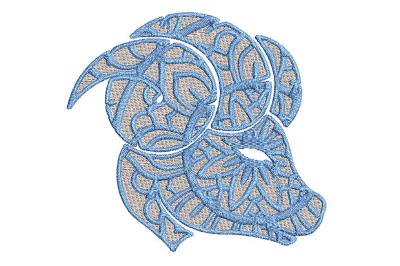 Zodiac Aries Mandala Embroidery Design Review